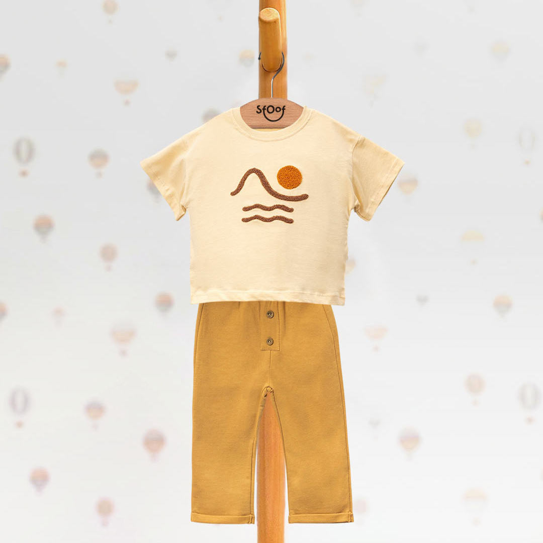 Cotton T-Shirt & Pants (2pcs) 3-6y