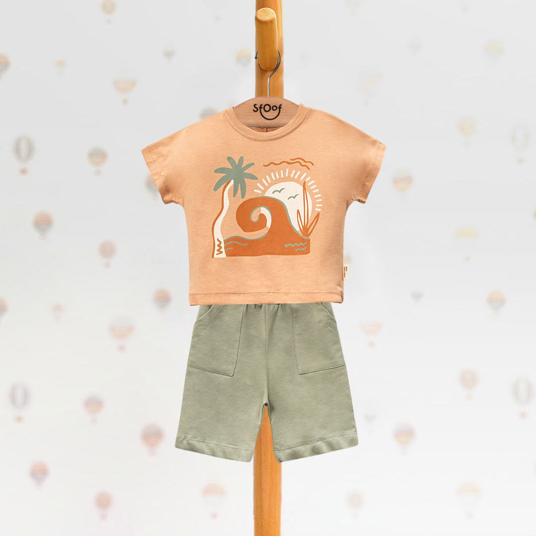 Wave Cotton Set (2pcs) 3-6y