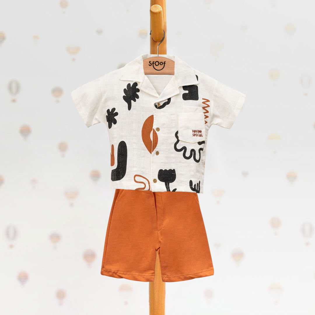Shapes Summer Shirt Set (2pcs) 3-6y
