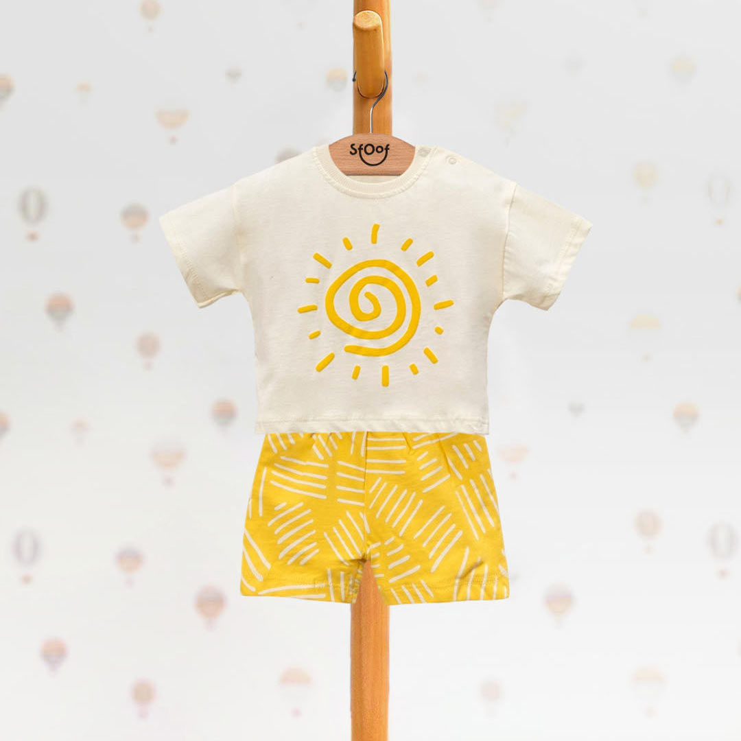 Sun Cotton Set in Yellow (2pcs) 9-24m