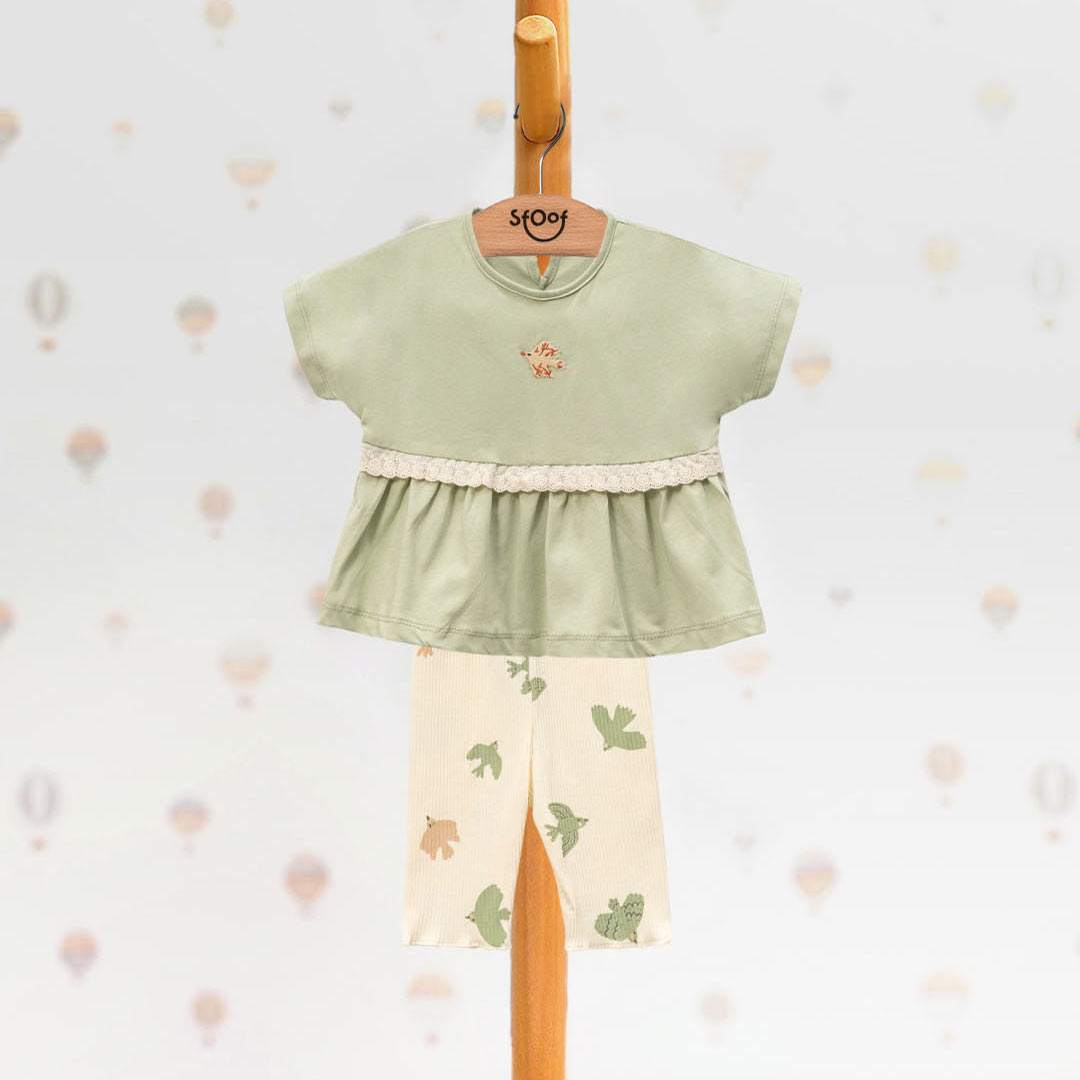 Embroidered Cotton Set (2pcs) 9-24m