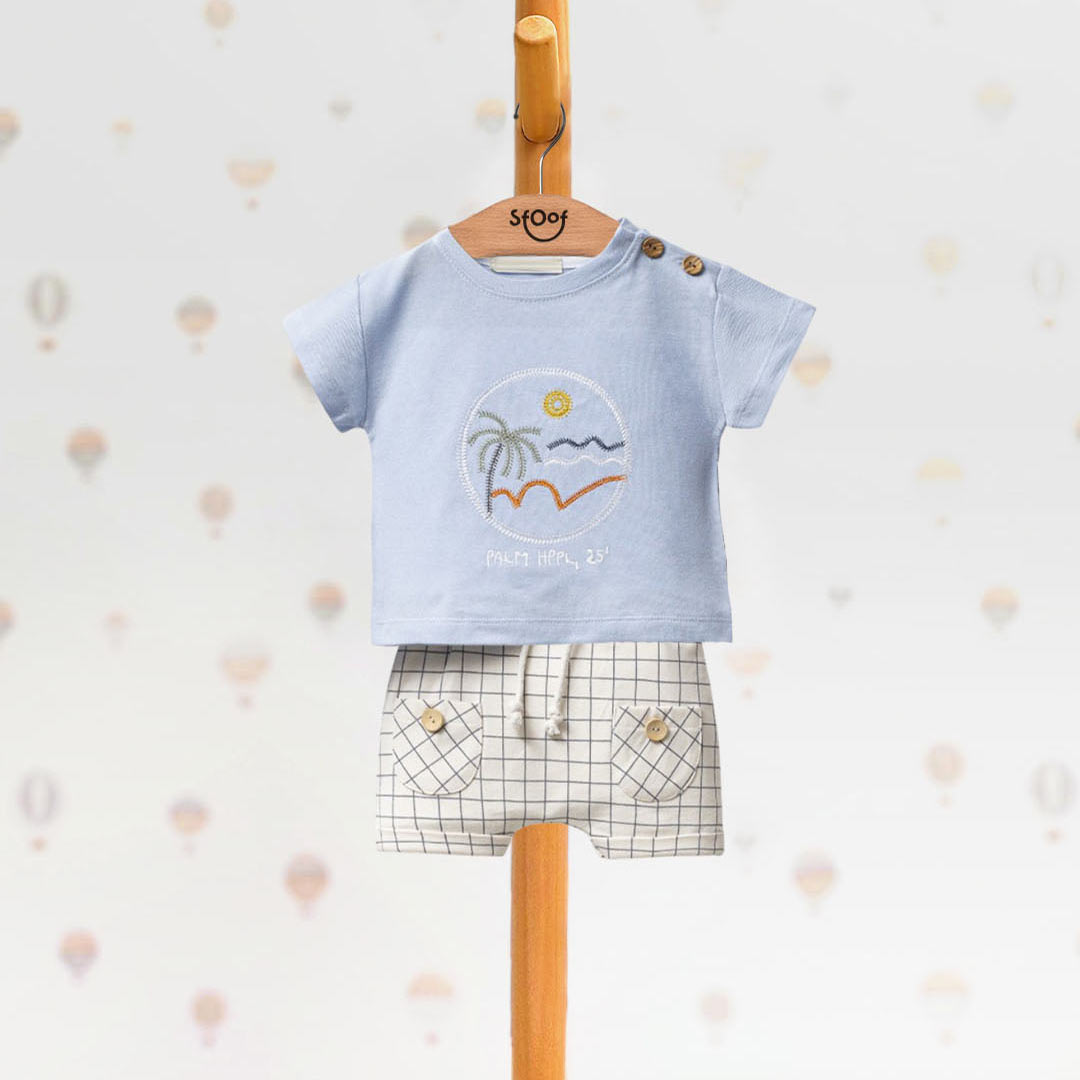 Embroidered Cotton Set (2pcs) 9-18m