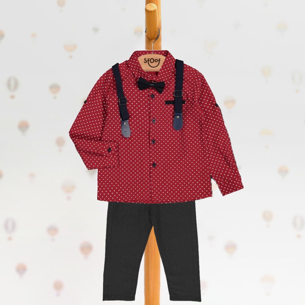 Red Set for Boys (4pcs)