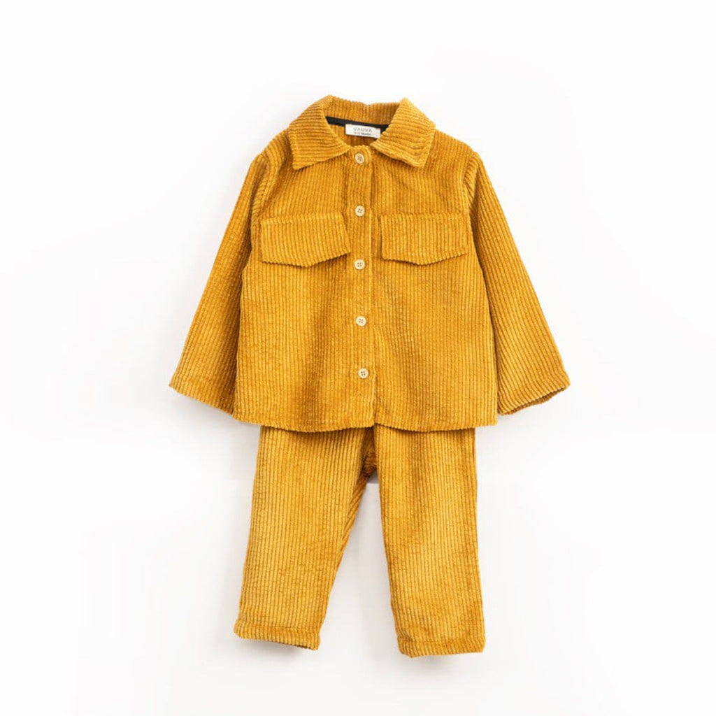 Ribbed Velvet Set (2pcs) 1-4y