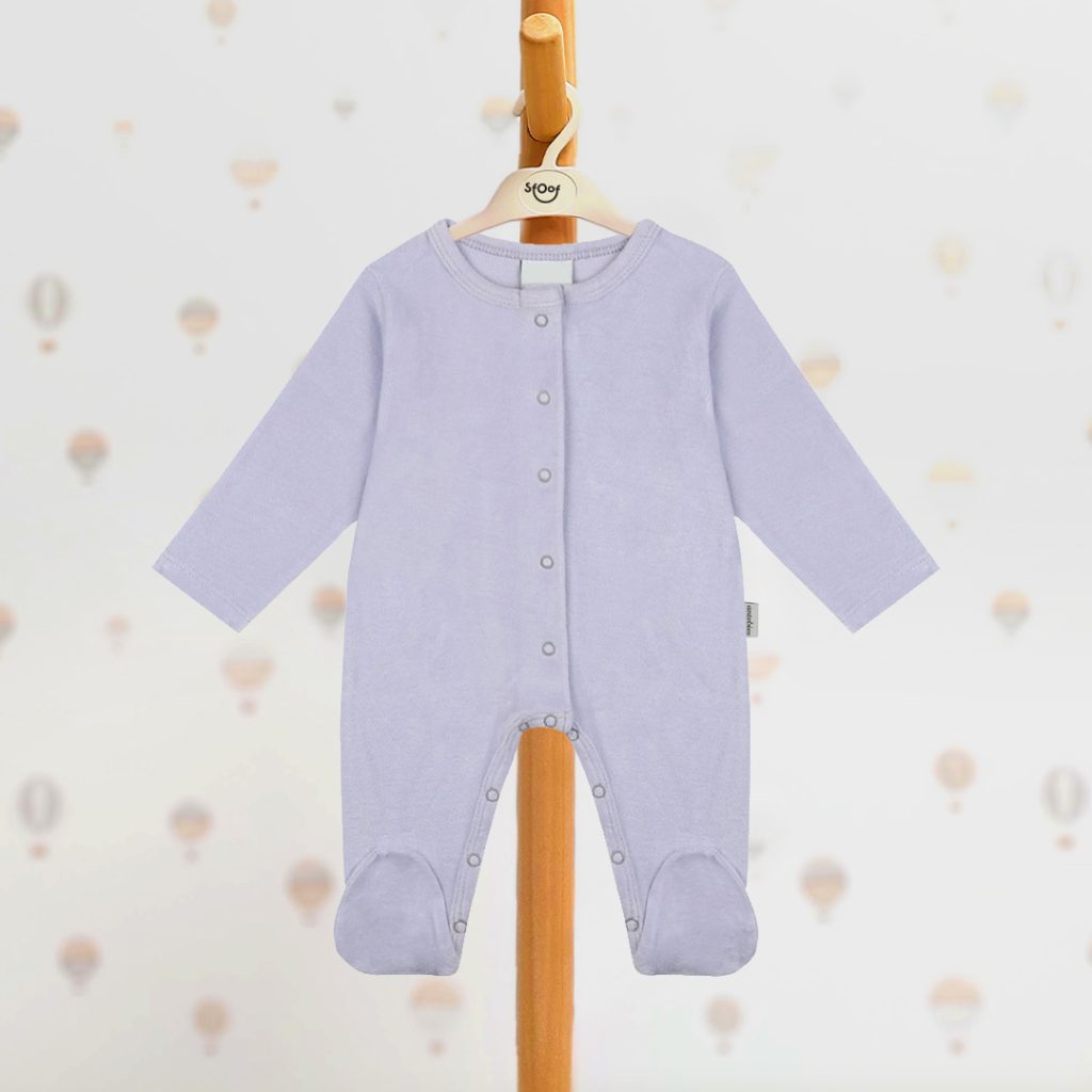 Lilac Velvet Footsie