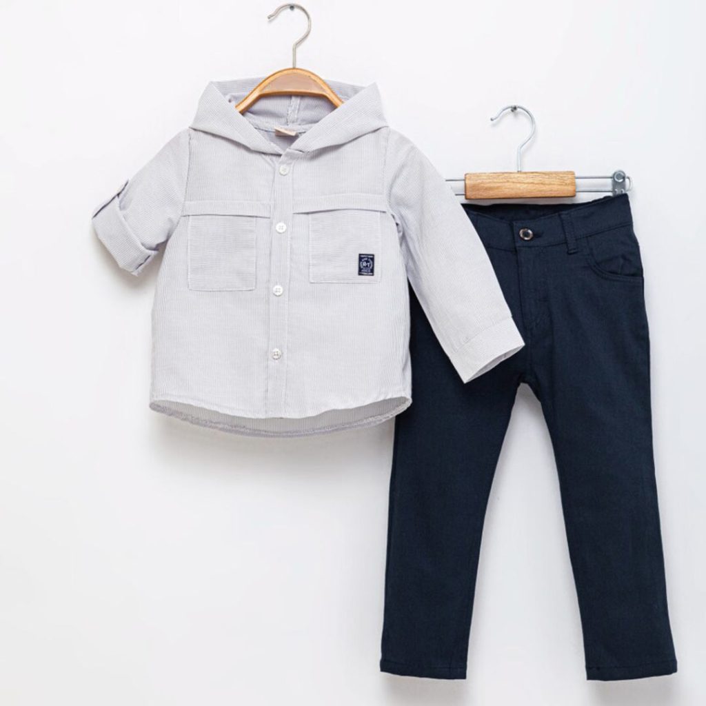 Hooded Shirt & Pants (2pcs) 2-5y