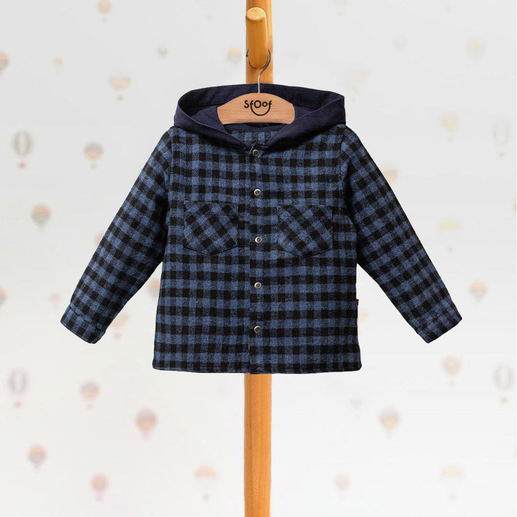 Fleece Hooded Shirt 5-8y