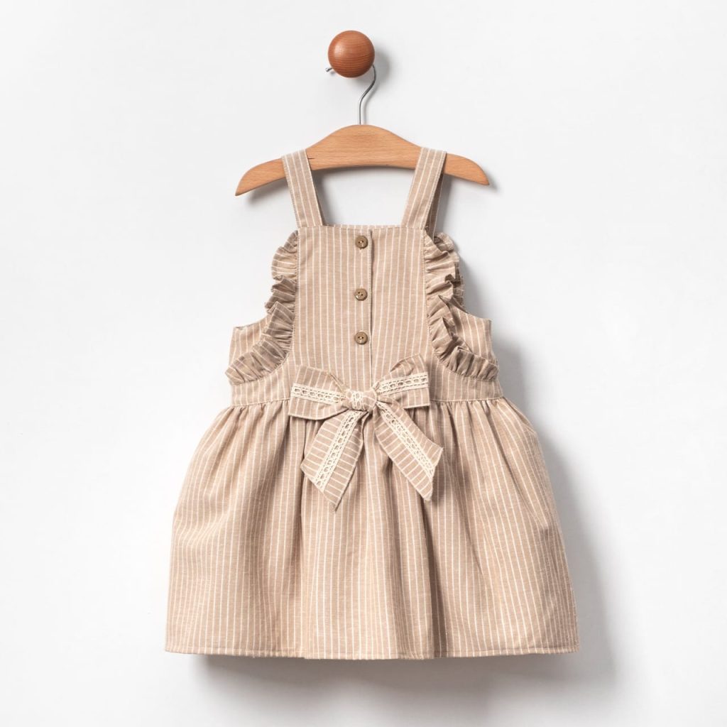 Beige Girls Dress