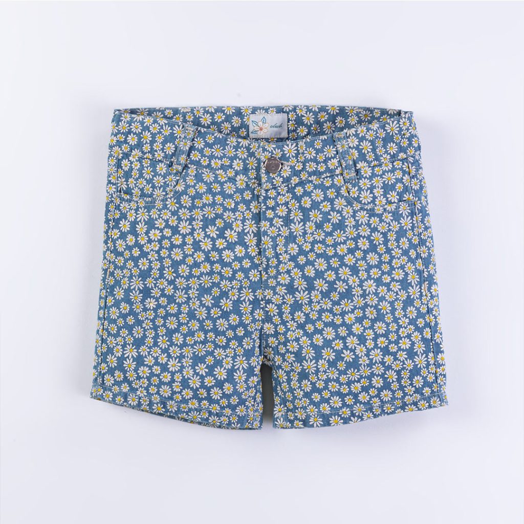 Daisy Denim Shorts 3-7y