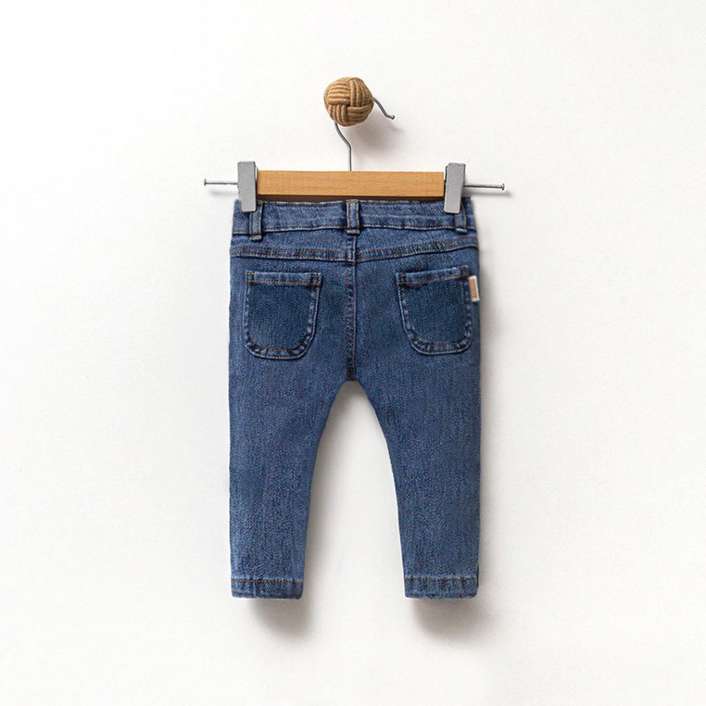 Embroidered Denim Pants 1-4y