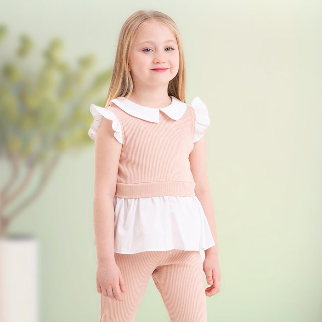 Ruffle Sleeve Set (Pink)