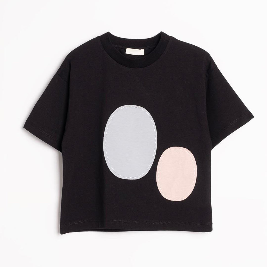 Unisex Patched Ovals Cotton T-shirt 2-6y