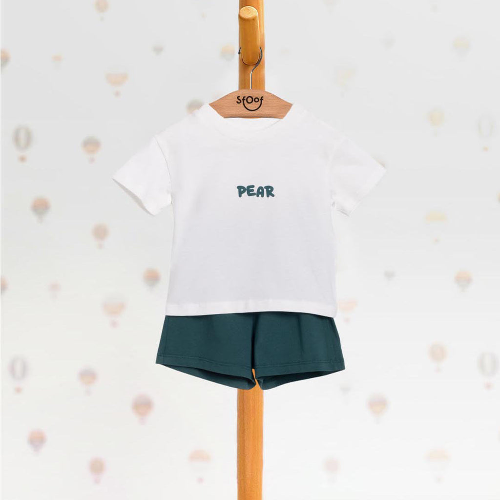 Unisex Pear Cotton Set (2pcs) 1-4y