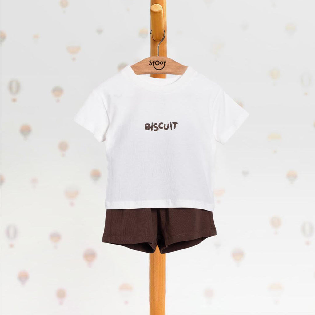 Unisex Biscuit Cotton Set (2pcs) 1-4y