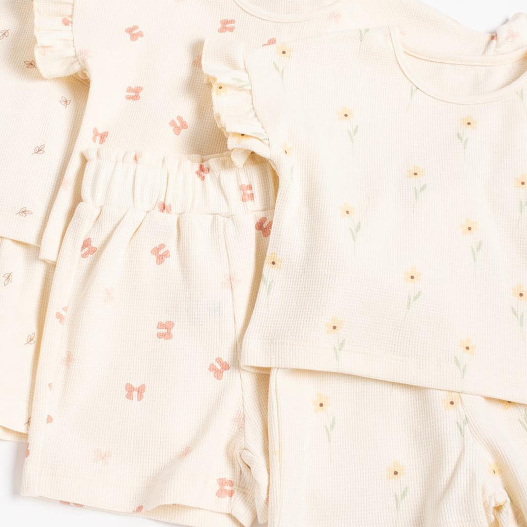 Flowers Cotton Set (2pcs) 1-4y