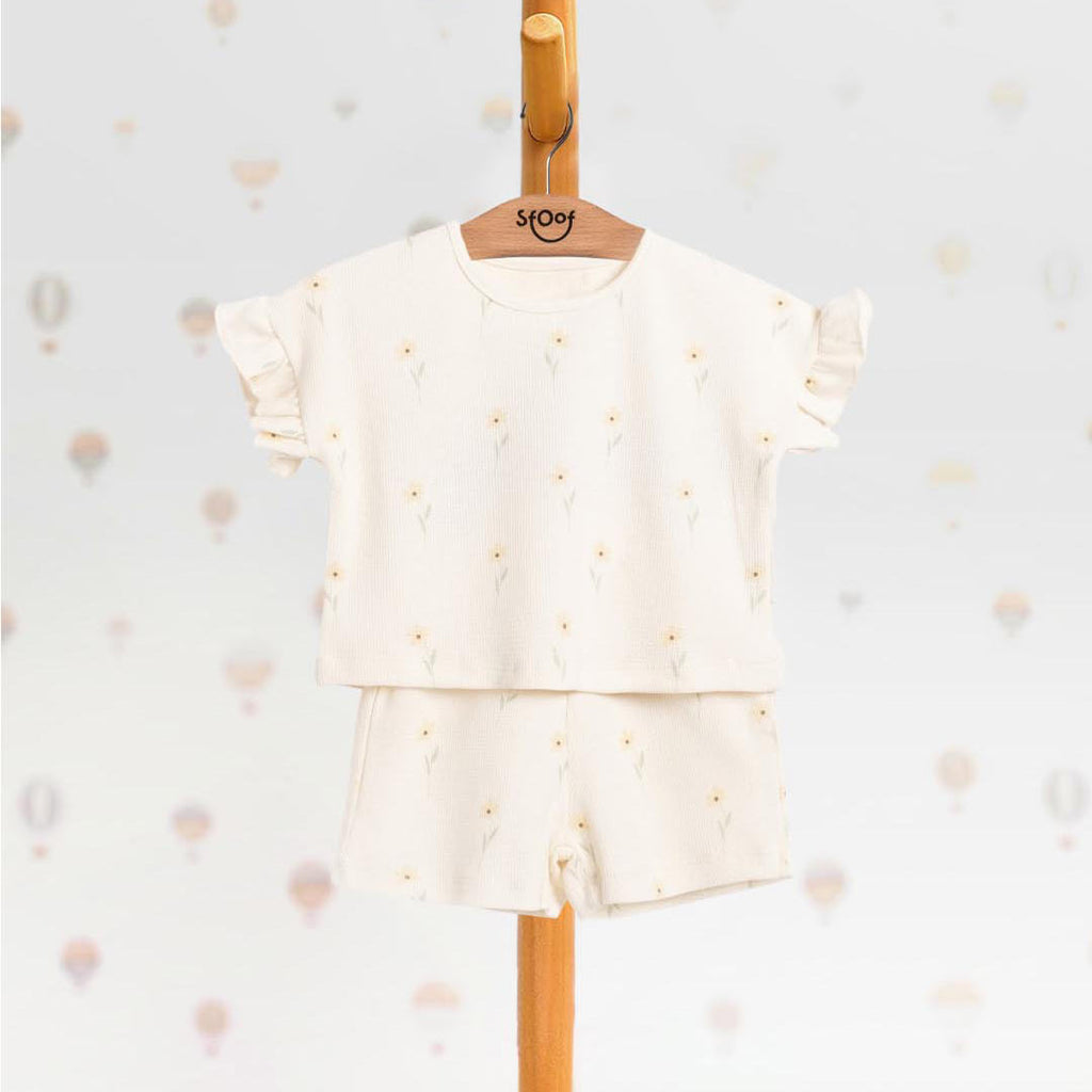 Flowers Cotton Set (2pcs) 1-4y