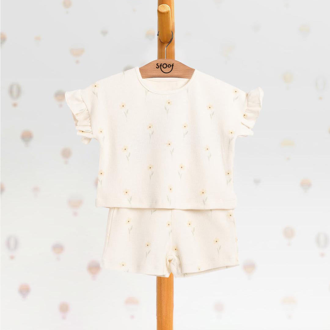 Flowers Cotton Set (2pcs) 1-4y