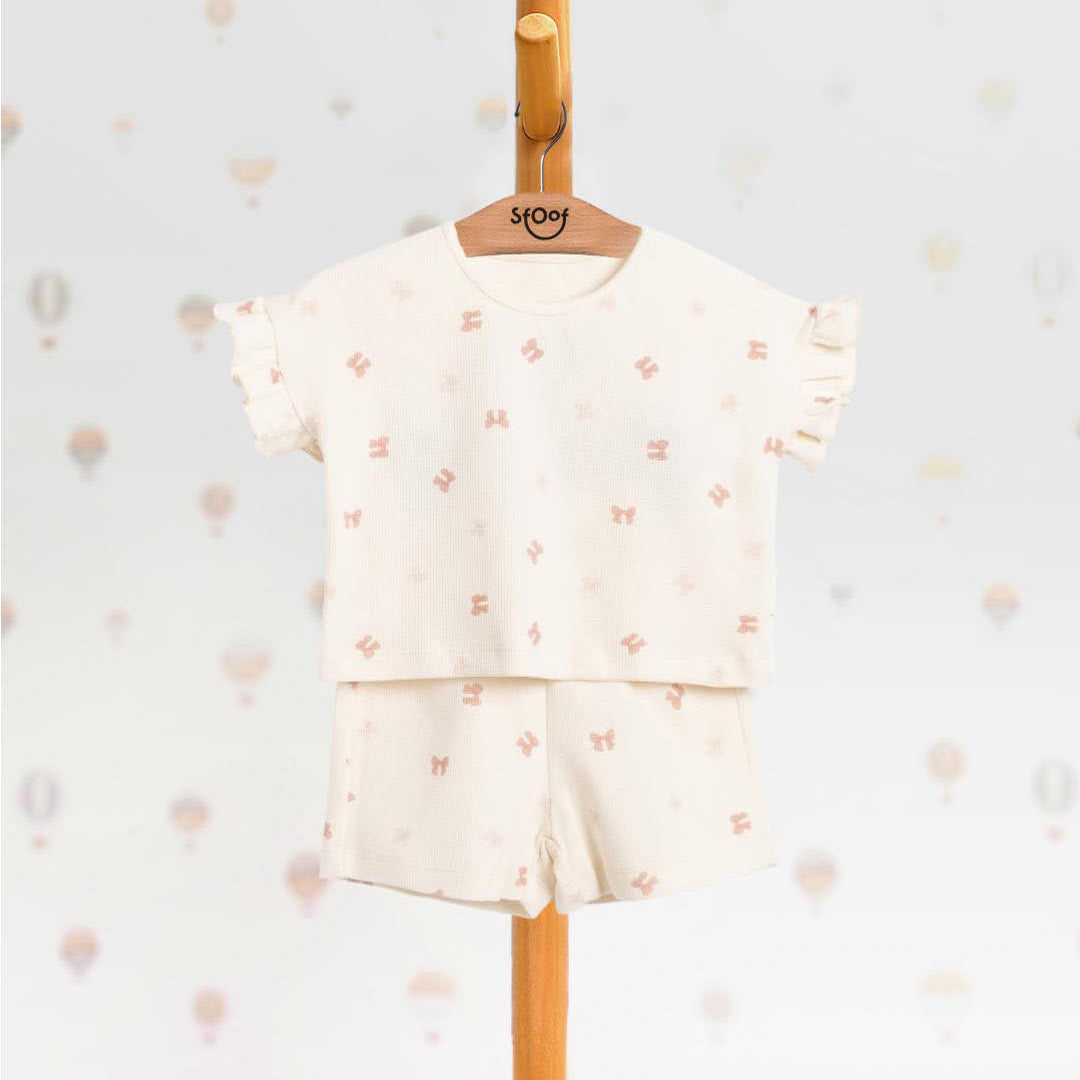 Bows Cotton Set (2pcs) 1-4y