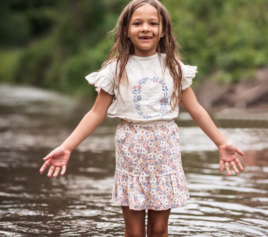 Flower Bouquet Tshirt & Skirt