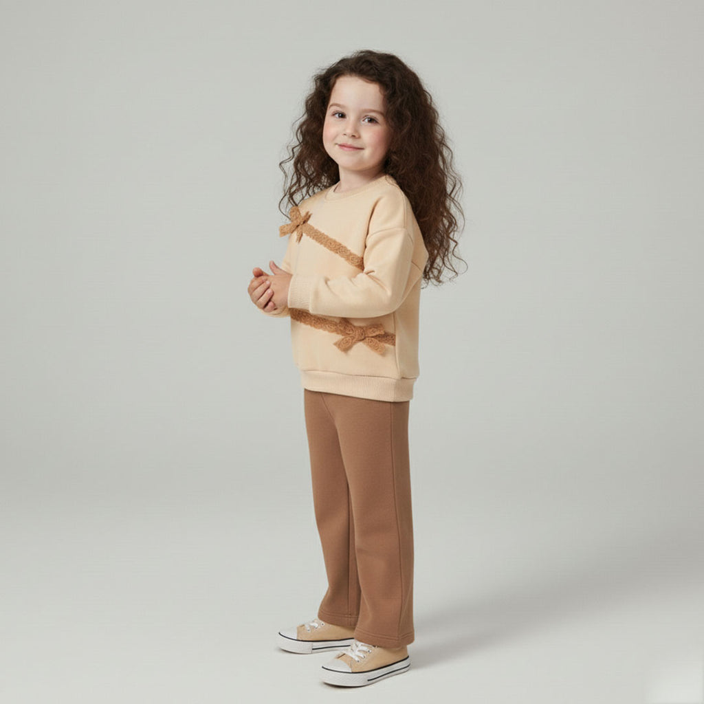 Thick Fleece Striped Set (2pcs) 3-6y