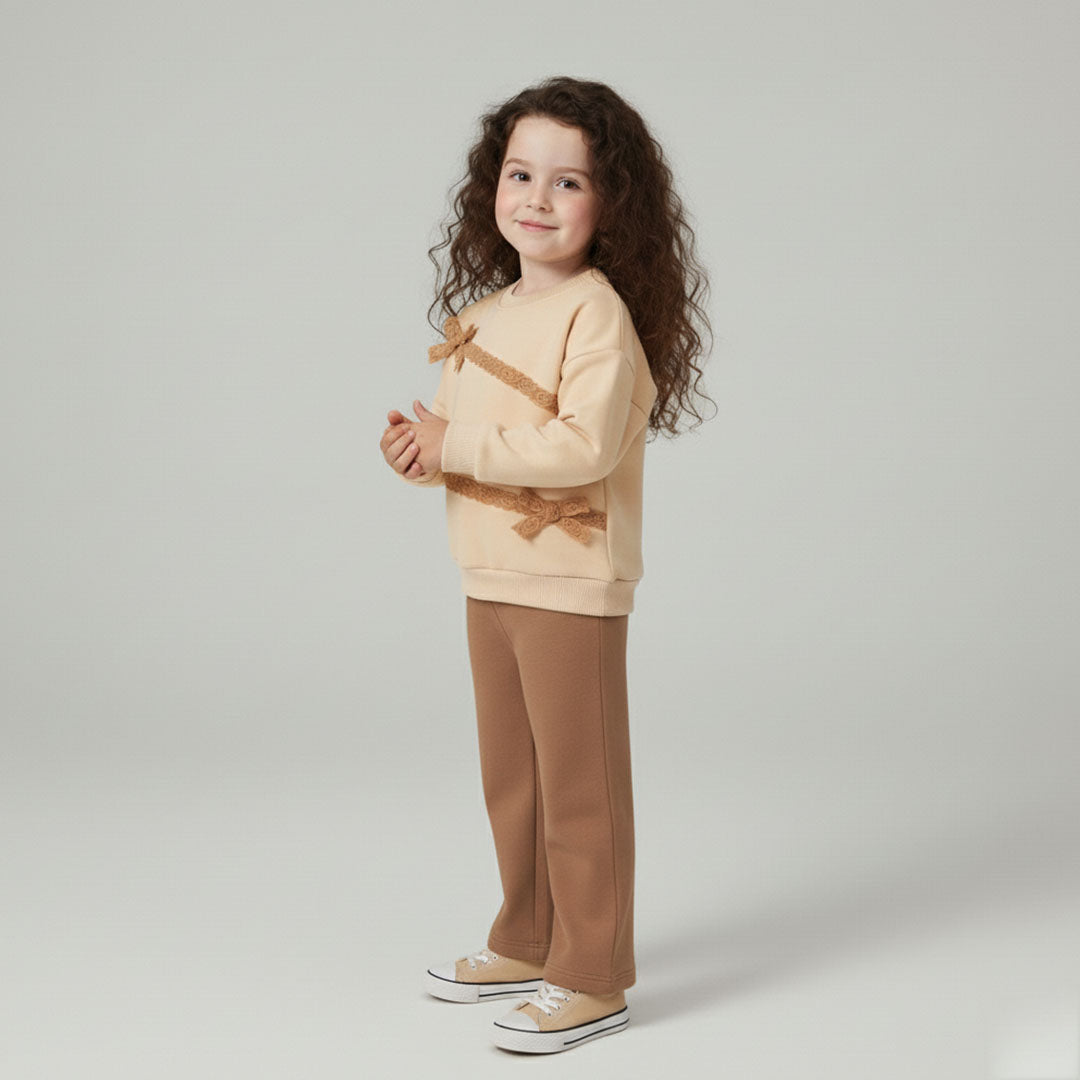 Thick Fleece Striped Set (2pcs) 3-6y