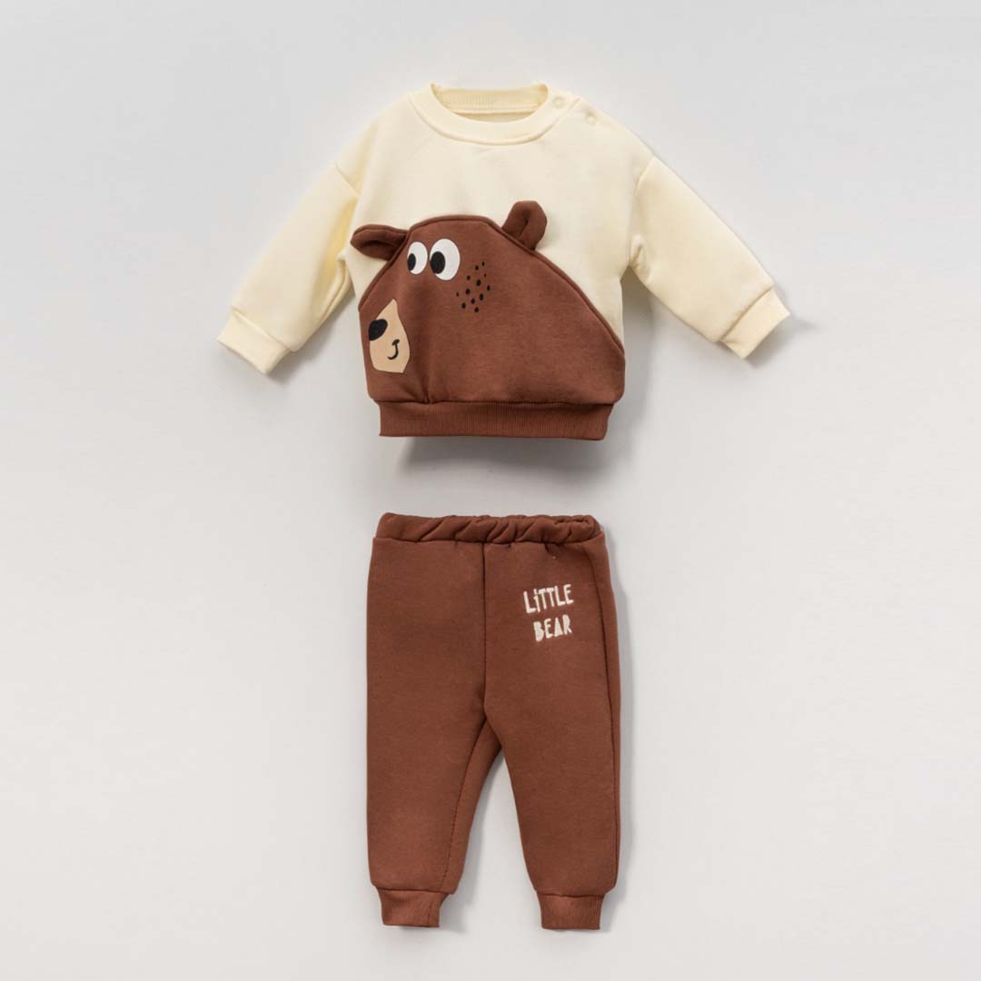 Thick Fleece Little Bear Set (2pcs) 9-24m