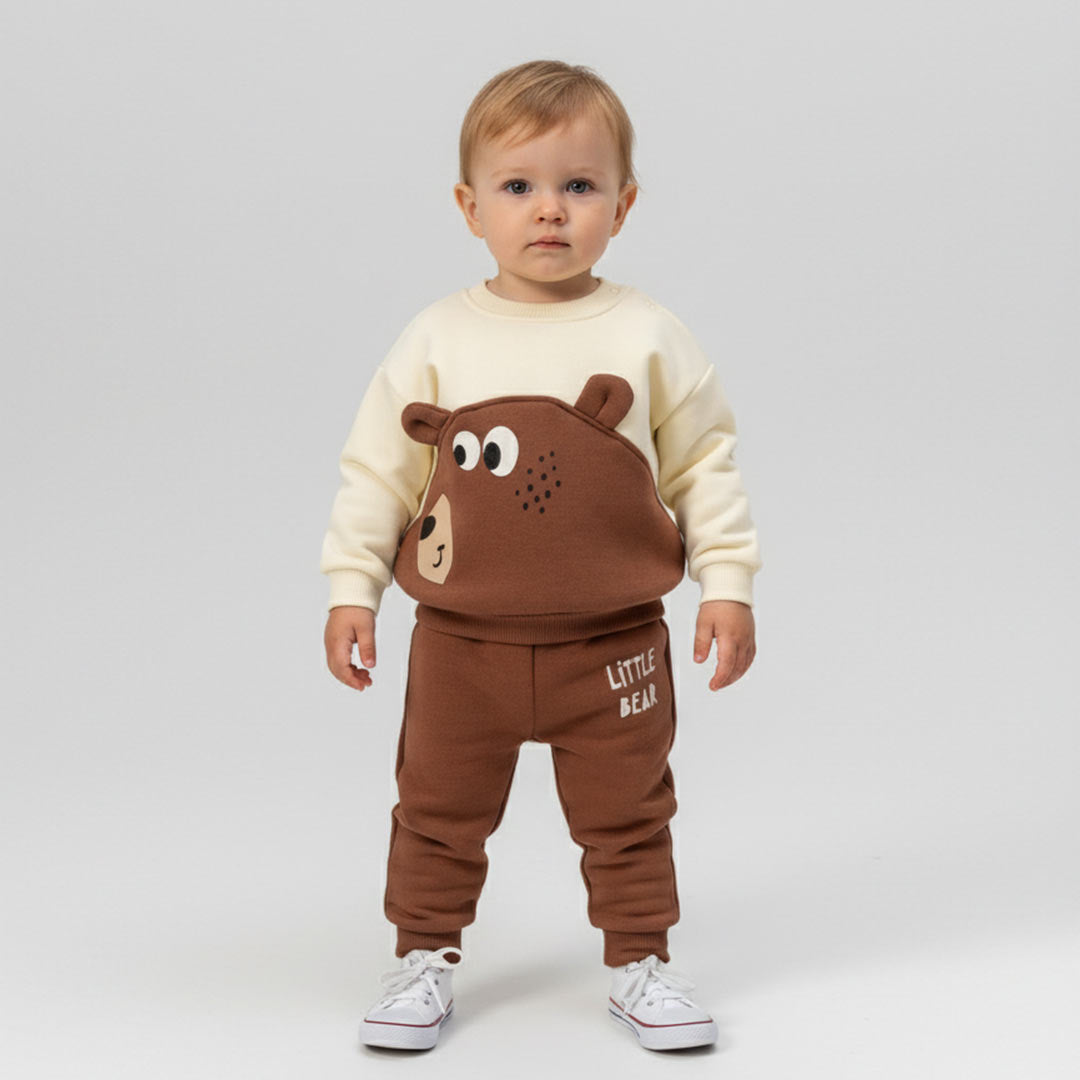 Thick Fleece Little Bear Set (2pcs) 9-24m