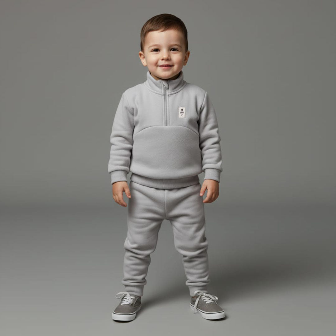 Thick Fleece Zippered Set (2pcs) 3-6y