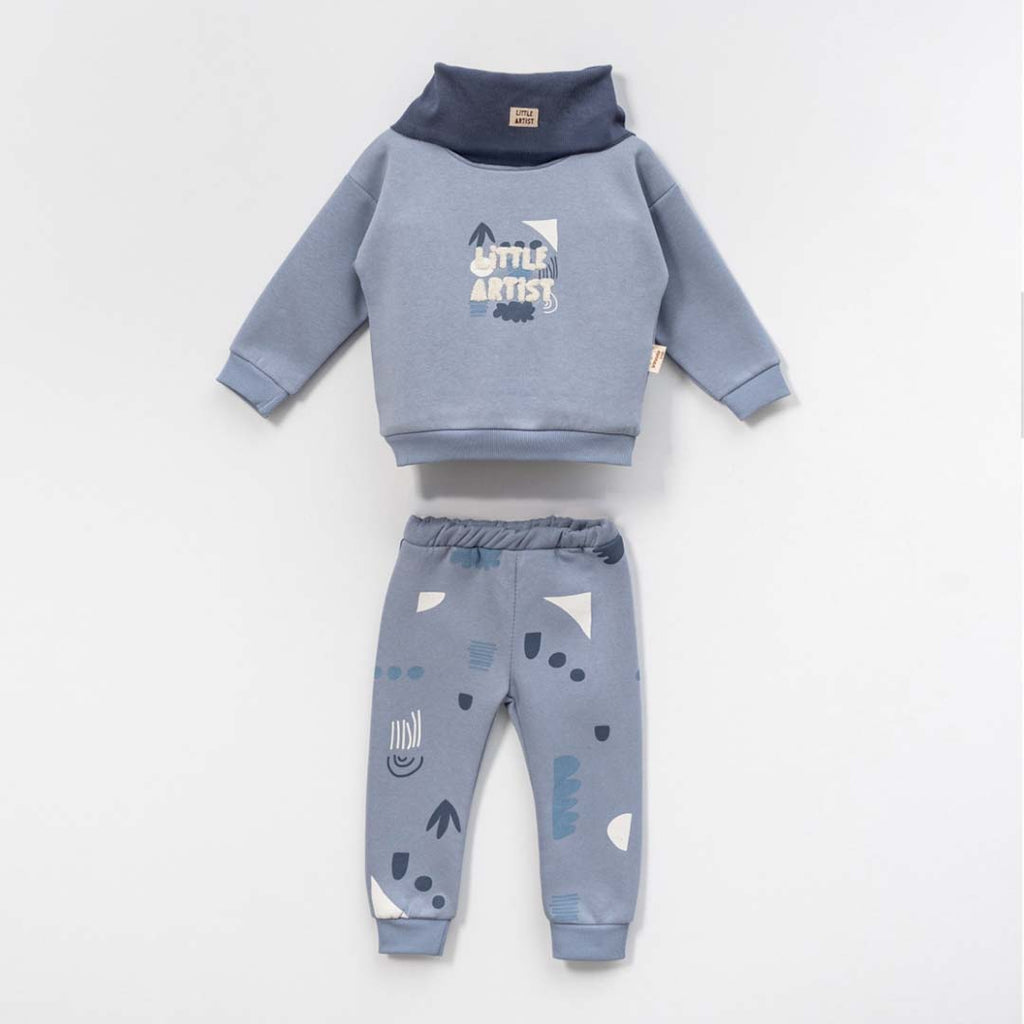 Thick Fleece Little Artist Set with Neck Warmer (3pcs) 3-6y