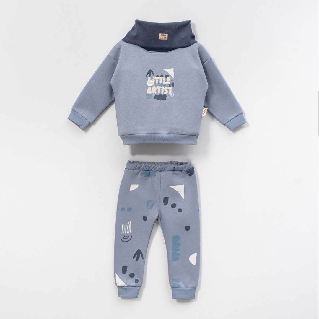 Thick Fleece Little Artist Set with Neck Warmer (3pcs) 3-6y