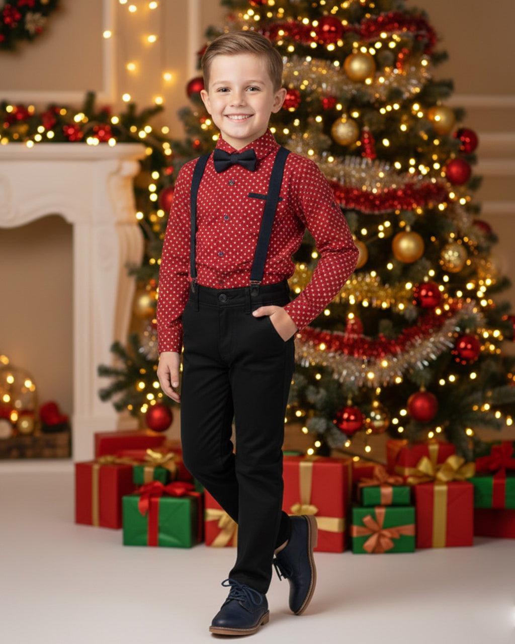 Red Set for Boys (4pcs)