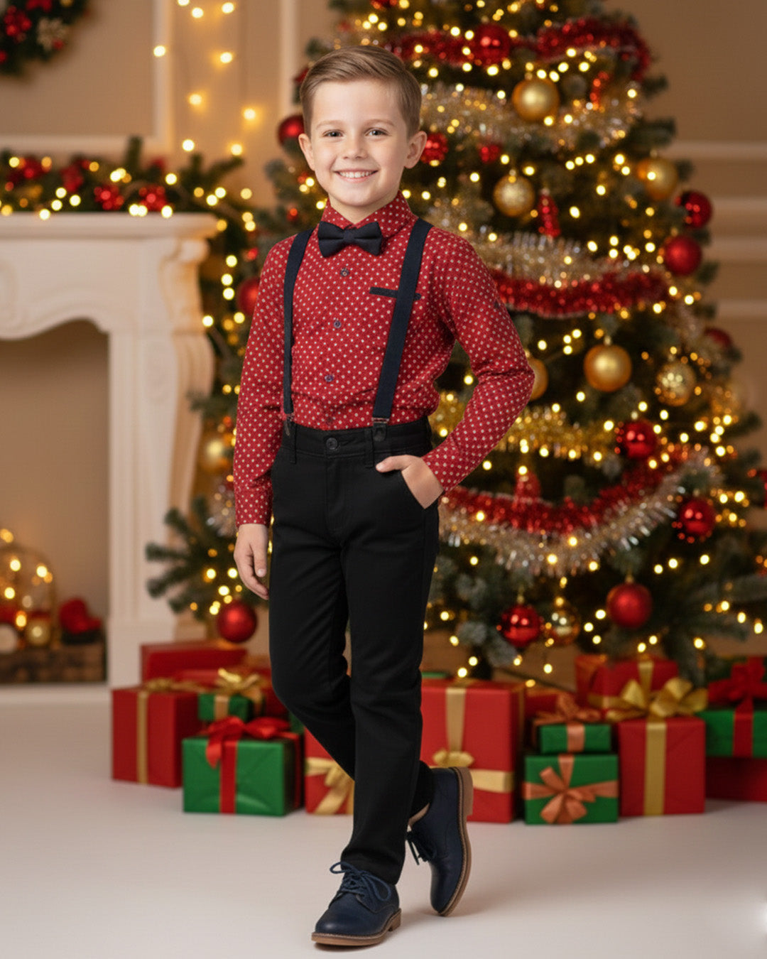 Red Set for Boys (4pcs)