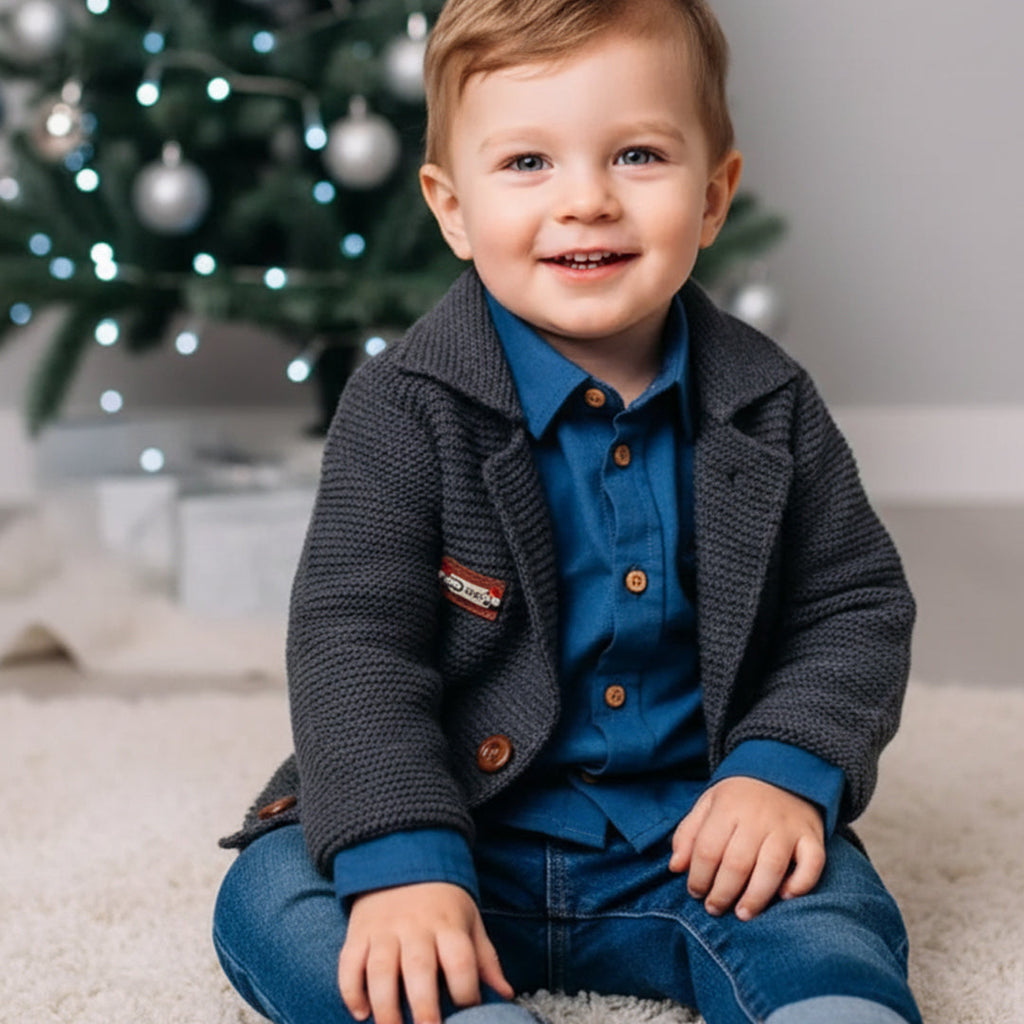 Shirt, Cardigan, & Pants (3pcs) 9-24m