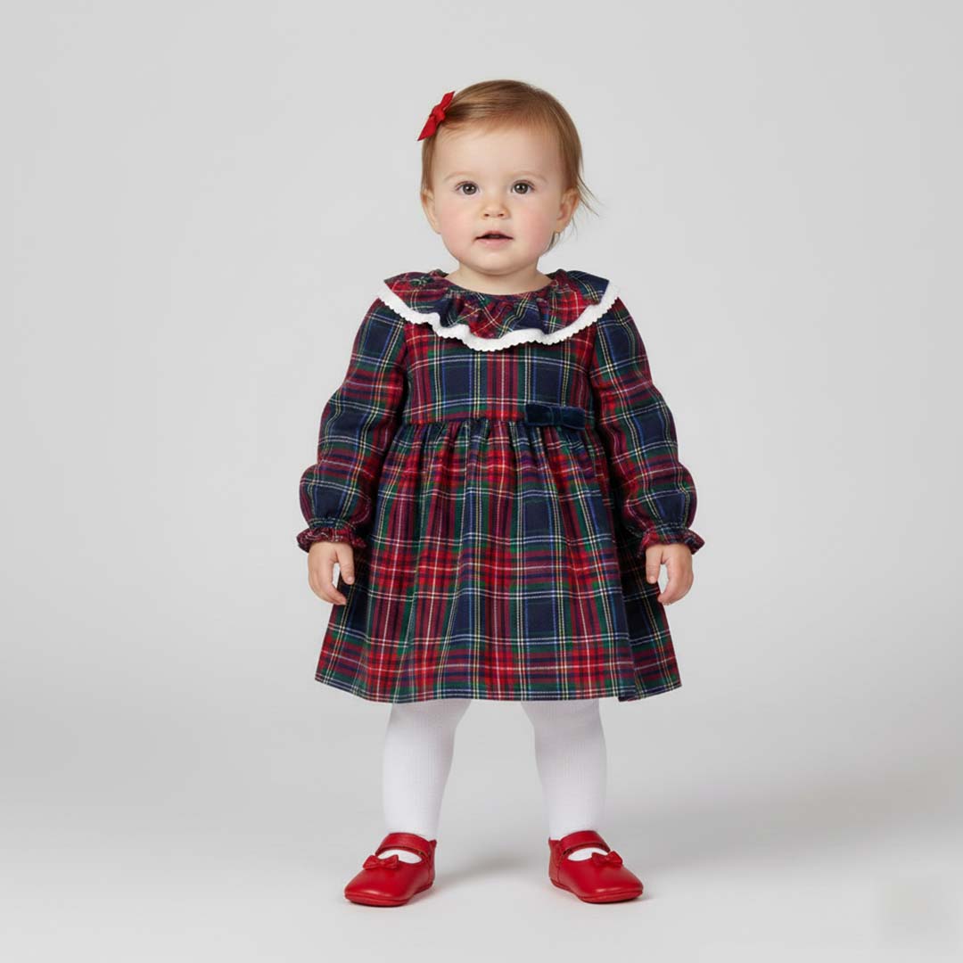 Plaid Christmas Dress 6-18m