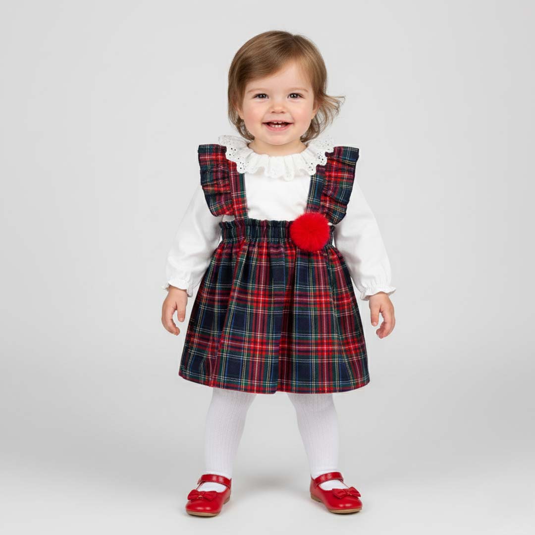 Plaid Christmas Set (2pcs) 9-24m