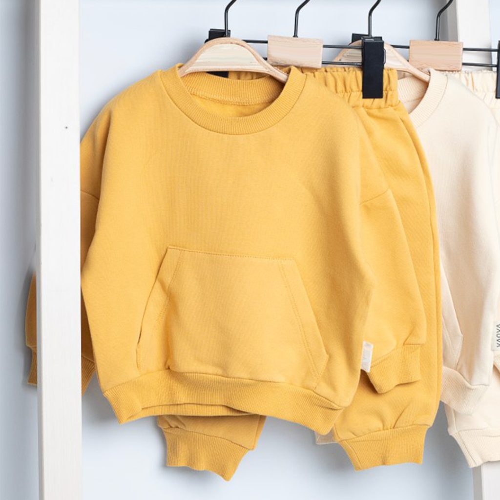 Light Fleece Yellow Sweatsuit