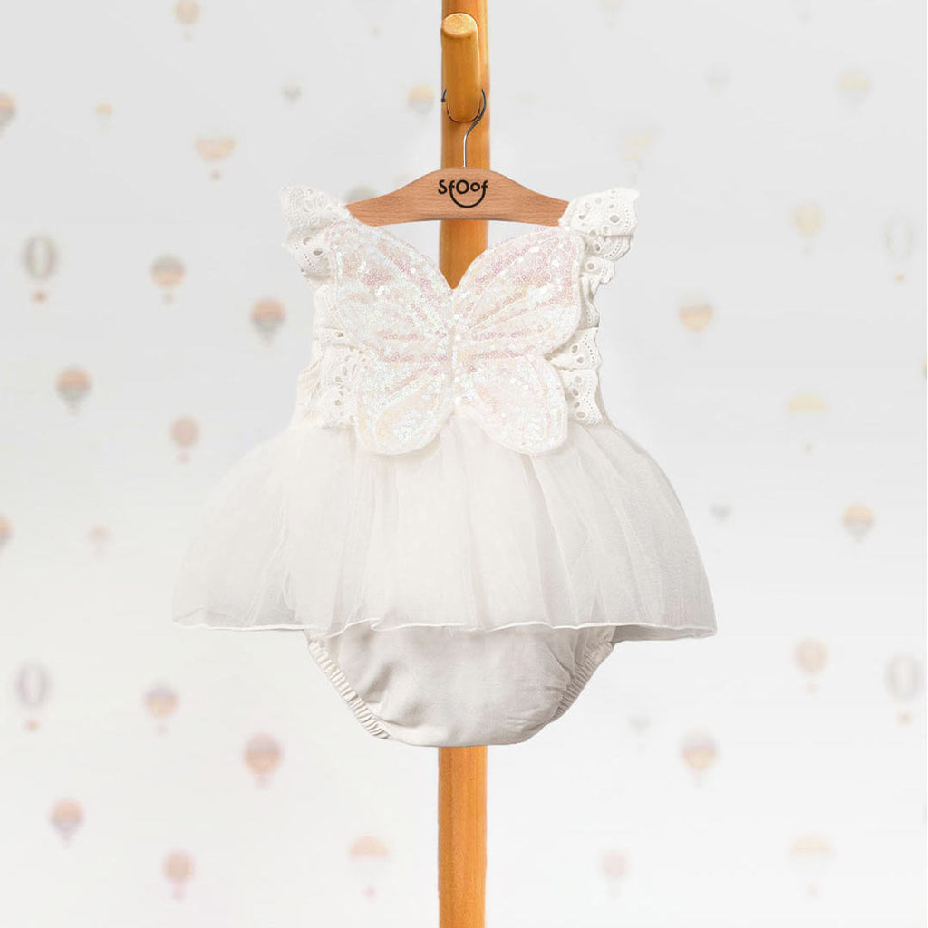 Butterfly Romper Dress 6-18m