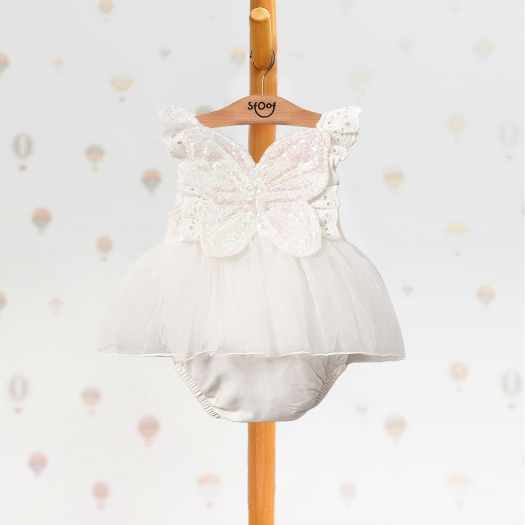 Butterfly Romper Dress 6-18m