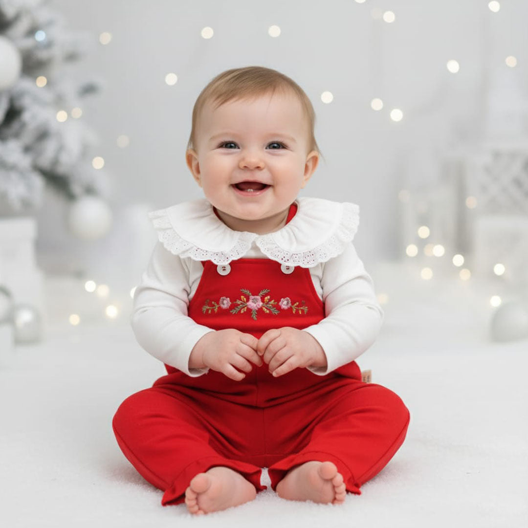 Embroidered Overall Set (2pcs) 3-12m