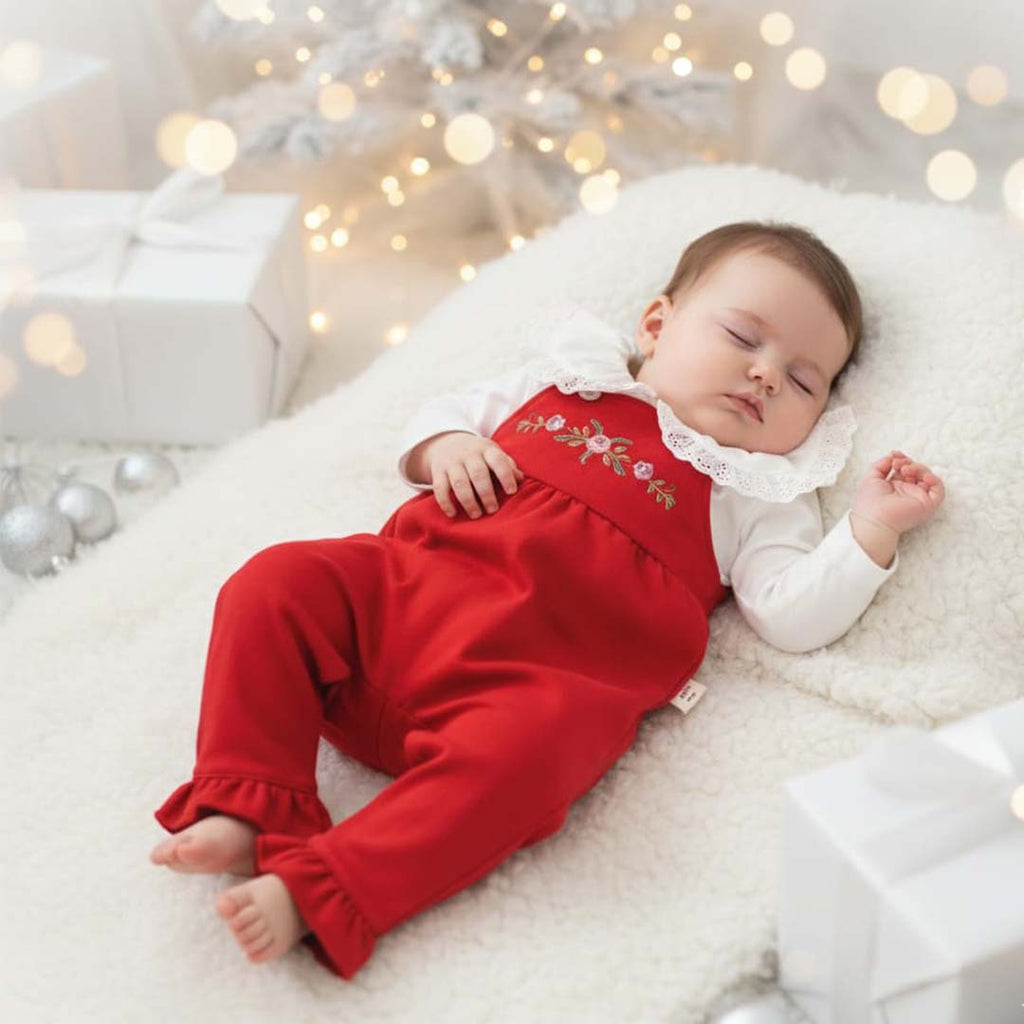 Embroidered Overall Set (2pcs) 3-12m