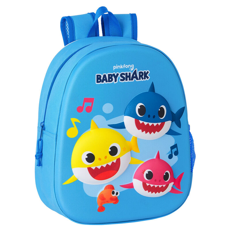 BACKPACK BABY SHARK 3D 32CM (32x27x10CM)