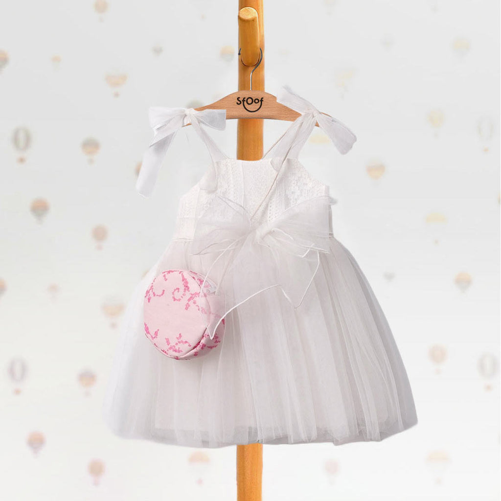 Tulle Dress & Crossbody Bag (2pcs) 2-5y