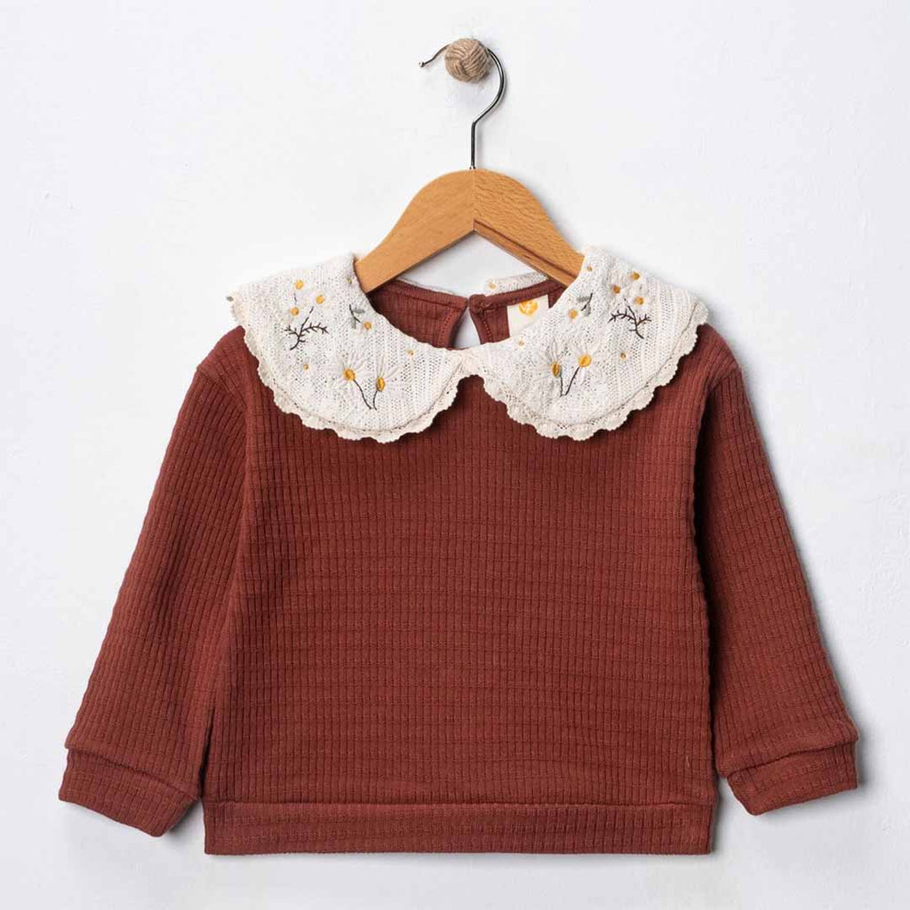 Sweater with Collar 3-6y