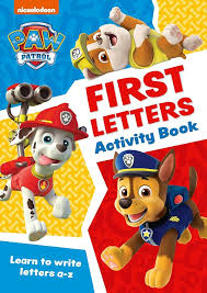 PAW PATROL ACTIVITY BOOK - FIRST LETTERS (AGE 3+)