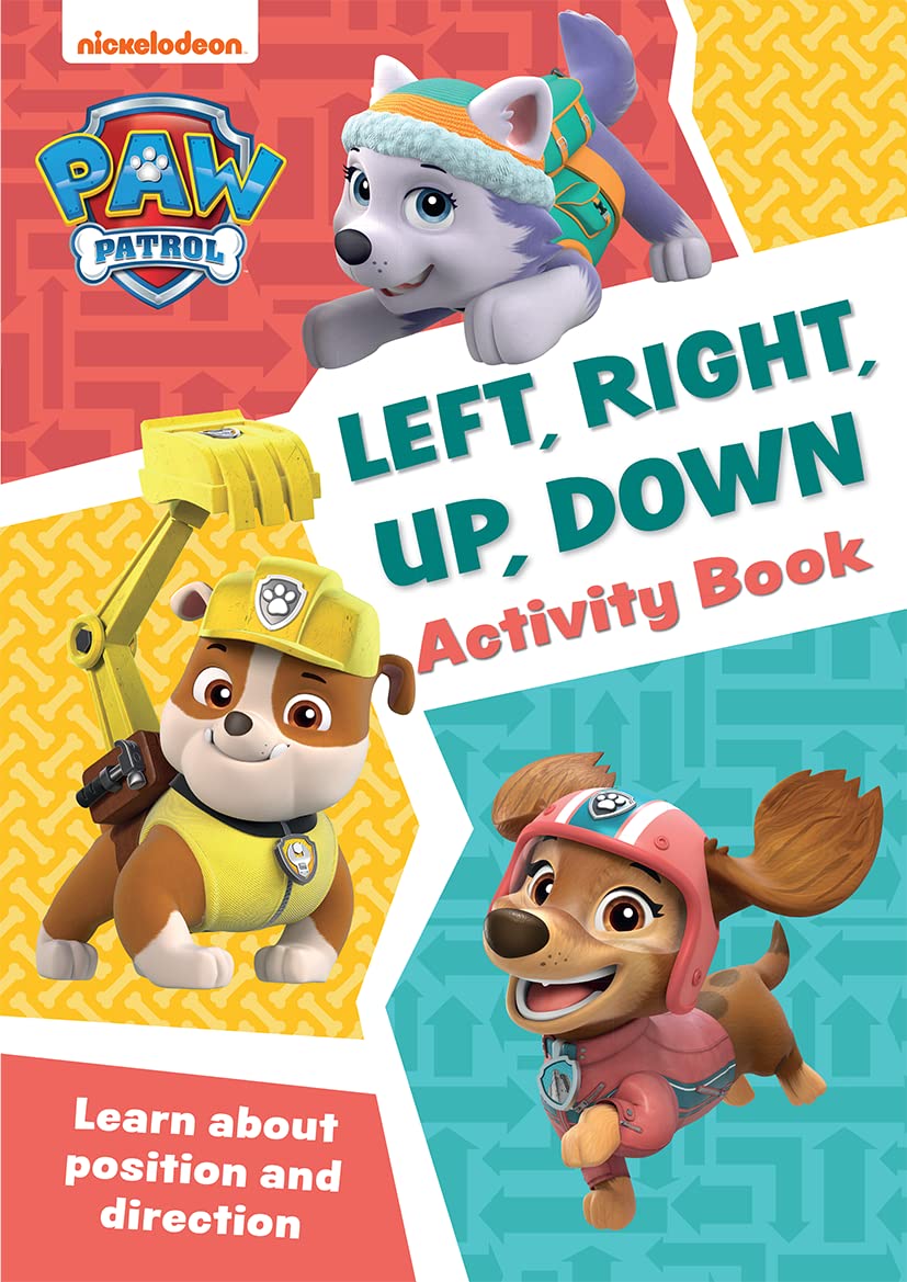 PAW PATROL ACTIVITY BOOK - LEFT RIGHT UP DOWN (AGE 3+)
