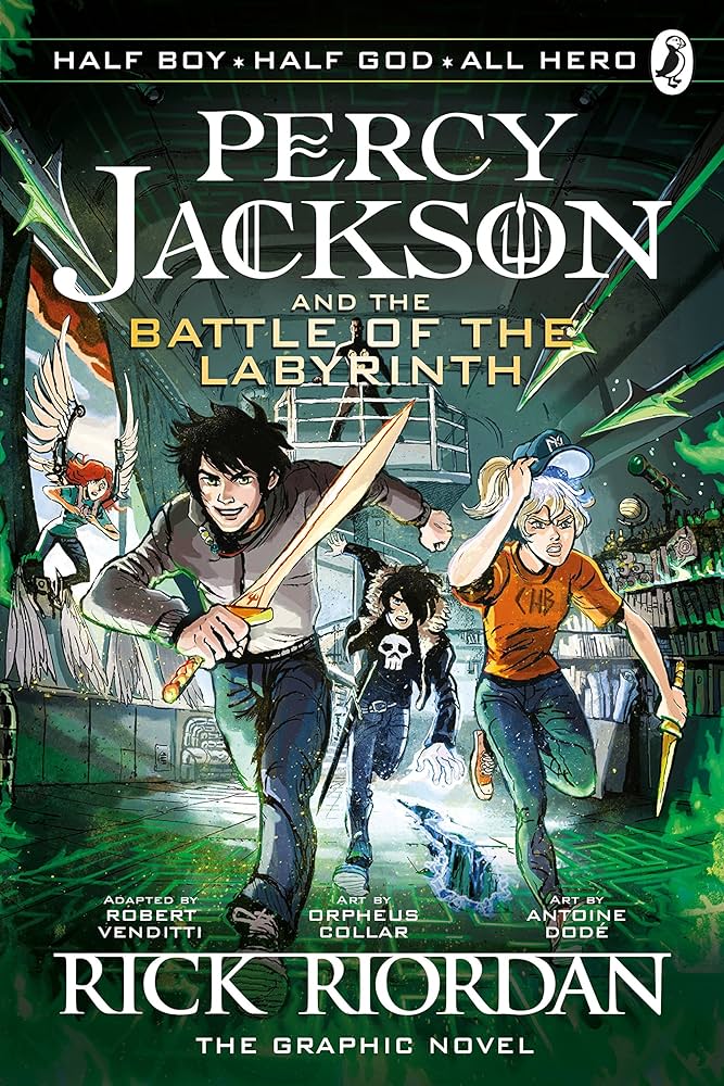 PERCY JACKSON GRAPHIC NOVEL N°04 - AND THE BATTLE OF THE LABYRINTH