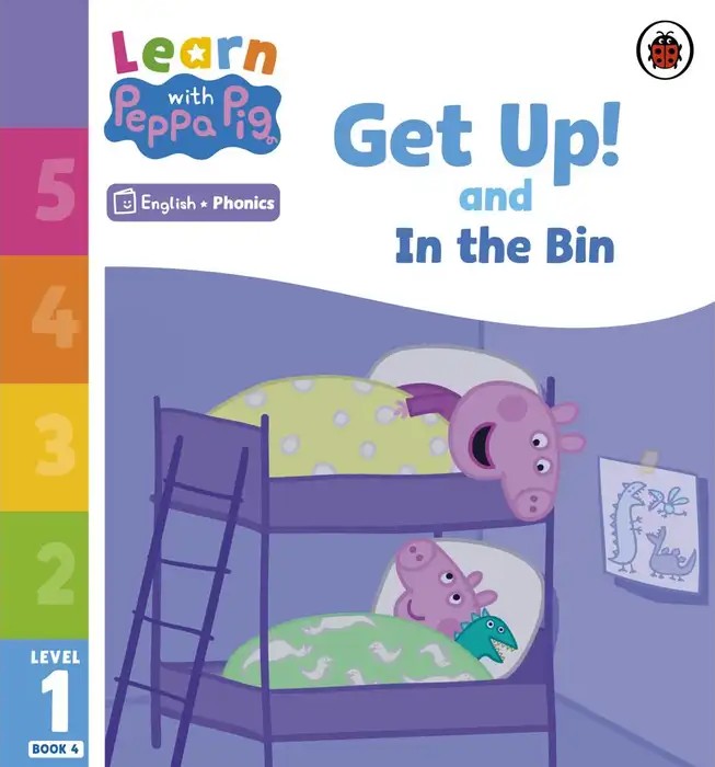 LEARN WITH PEPPA PIG L1 - GET UP AND IN THE BIN