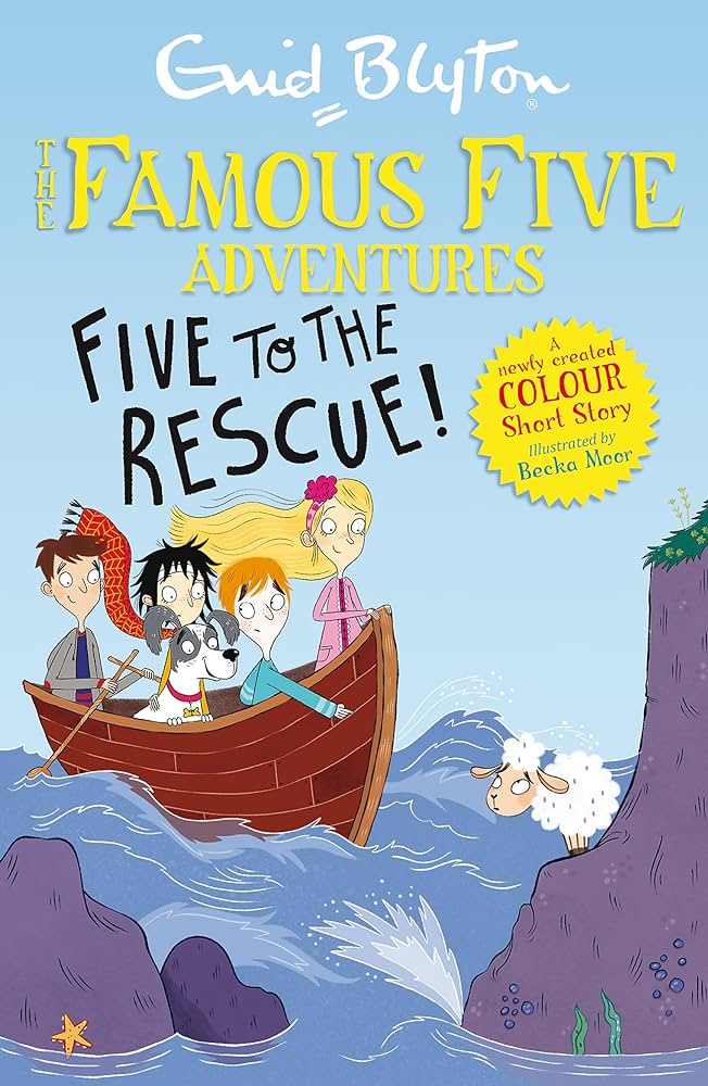 THE FAMOUS FIVE (COLOR ED) - ADVENTURES FIVE TO THE RESCUE  (AGE 7+)