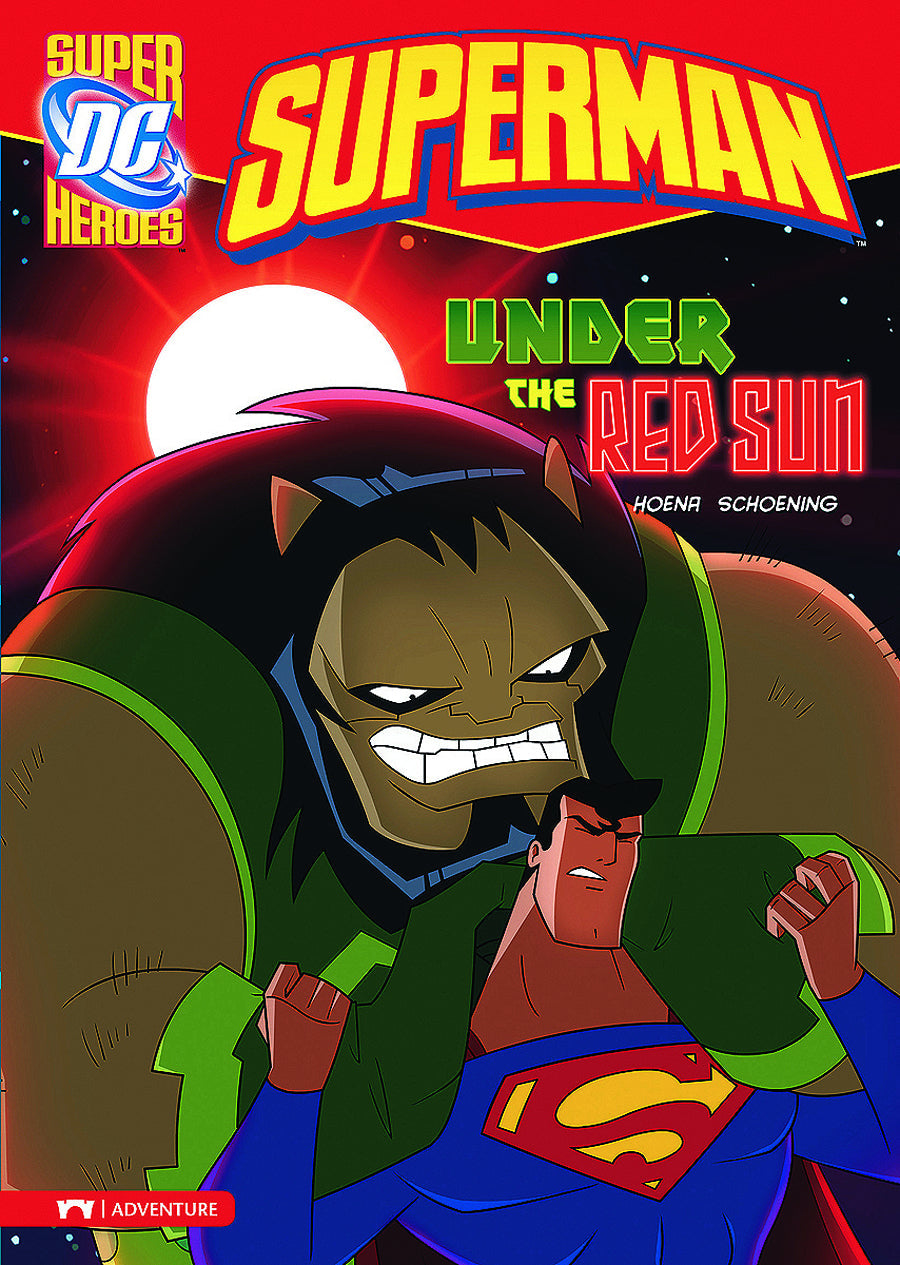 DC SUPERHEROES SUPERMAN UNDER THE RED SUN