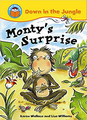 START READING 1 - DOWN IN THE JUNGLE : MONTY'S SURPRISE  (AGE 5+)